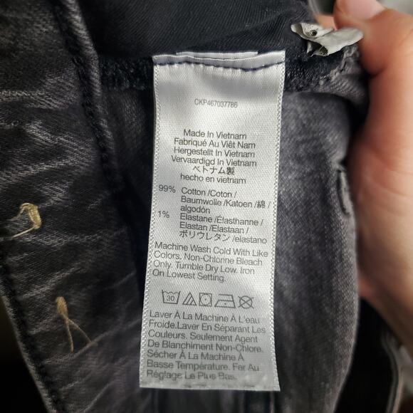 Madewell The Curvy Petite Perfect Vintage Straight Jean in Lunar Wash 27P Grey - Picture 12 of 16